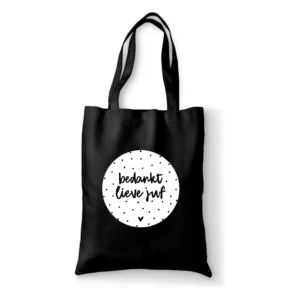 Katoenen tas Bedankt Lieve Juf