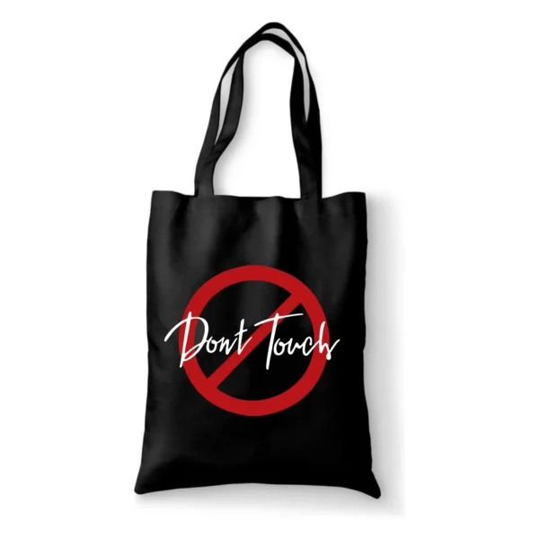 Katoenen tas Do not touch