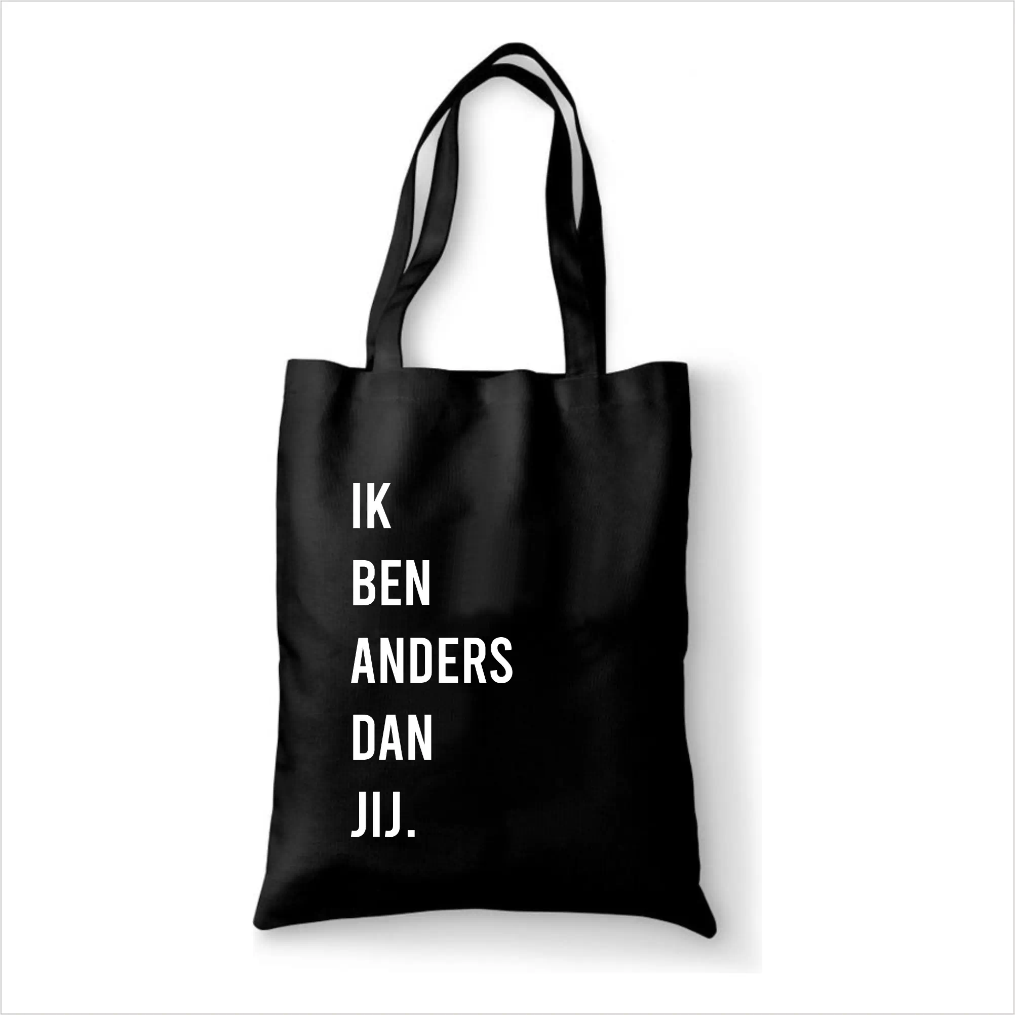 Katoenen tas Ik ben anders dan jij