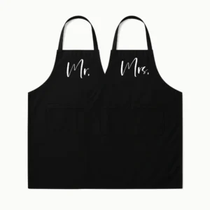 Keukenschort set Mr & Mrs