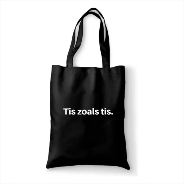 Katoenen tas Tis zoals tis
