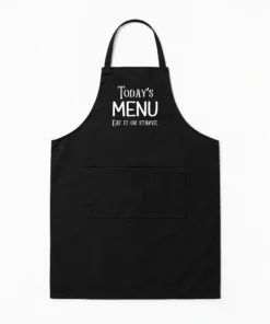 Keukenschort Today's Menu Choices: Take it or leave it