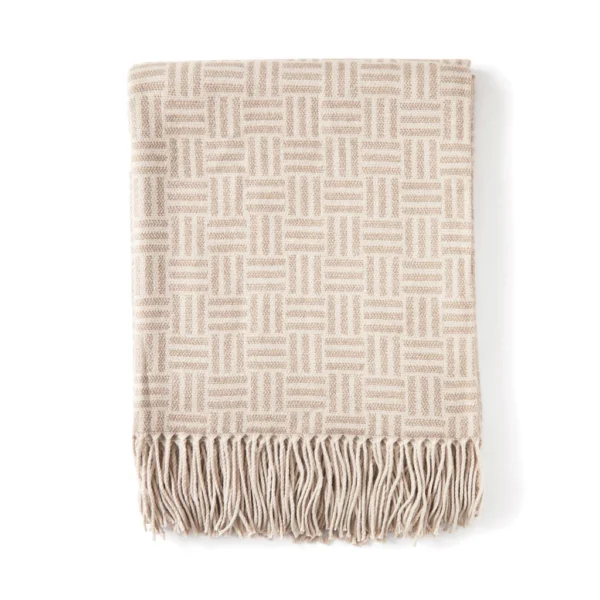 VINGA Lenox plaid bruin