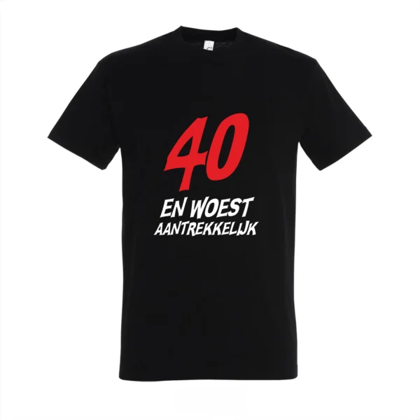 T-shirt 40 en woest aantrekkelijk