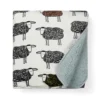 VINGA Sheep GRS rPET fleecedeken wit
