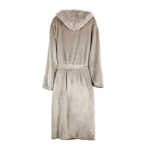 VINGA Louis luxe pluche RPET badjas maat S/M