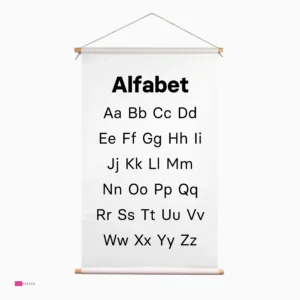 Educatieve Poster voor Kinderen met het Alfabet - Educatieve banners voor kinderen - Alfabet - Alfabet leren - Alfabet poster - letters leren