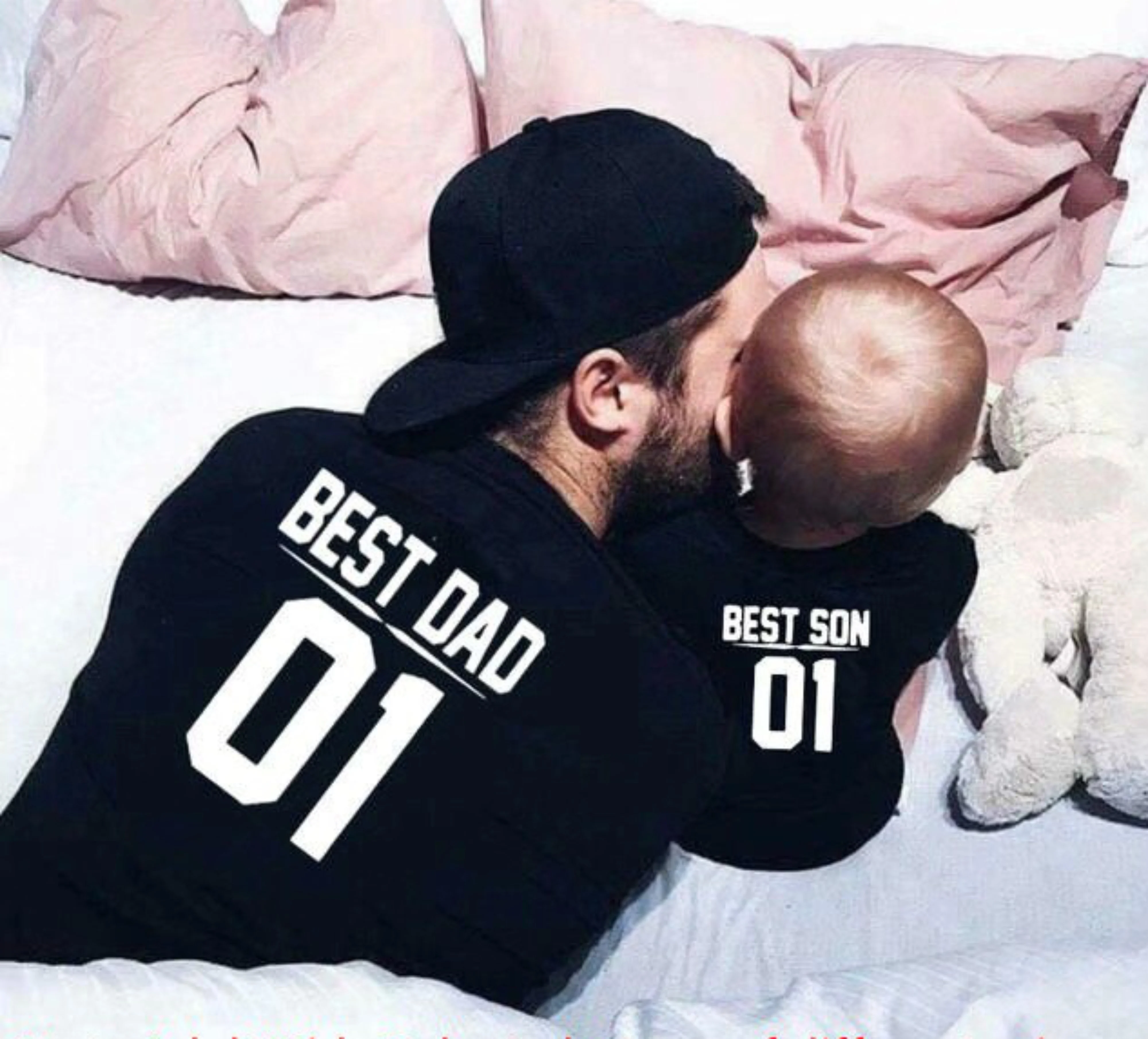 T-shirt Best Dad - Best Son - voor Papa en Zoon - Dad - Son - Set van 2 - korte mous
