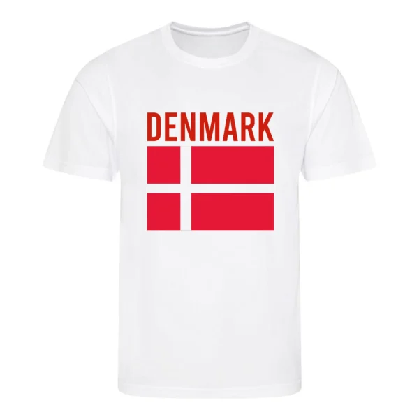 T-shirt Denemarken - Denmark - Voetbalshirt