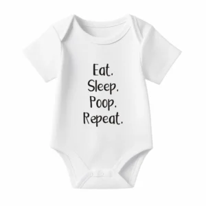 Romper Eat, sleep, poop, repeat