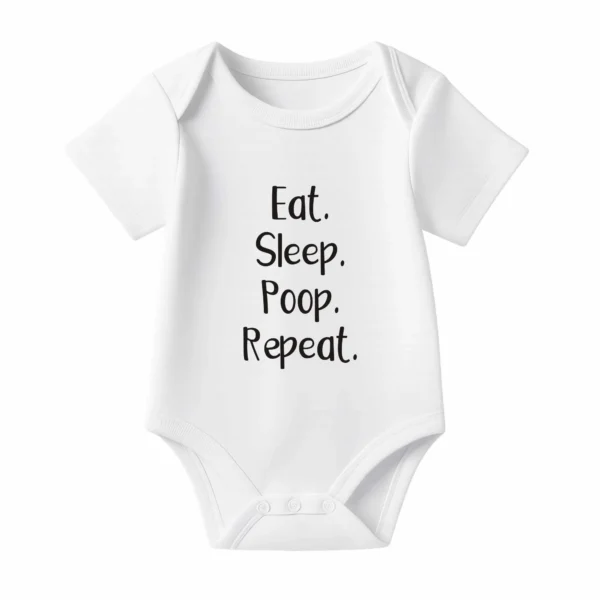 Romper Eat, sleep, poop, repeat