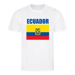 T-shirt WK - Ecuador - Wereldkampioenschap voetbal
