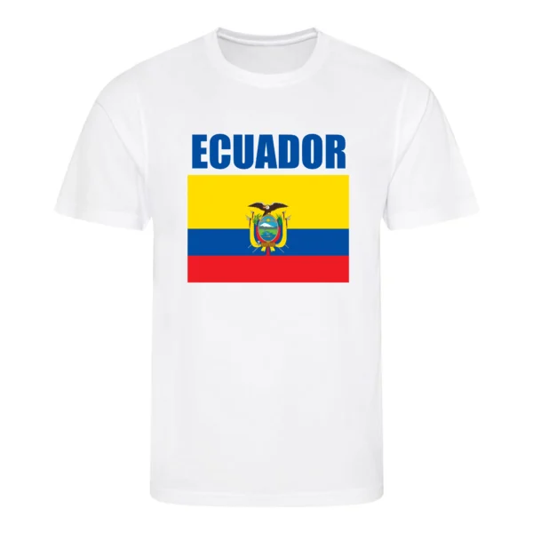 T-shirt WK - Ecuador - Wereldkampioenschap voetbal