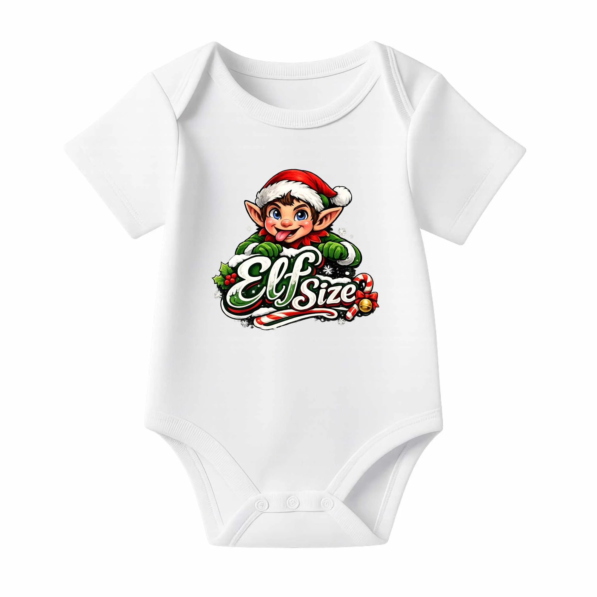 Romper Kerst Baby - Elf size - Kerstpakje Baby - Kerst Baby Kleertjes