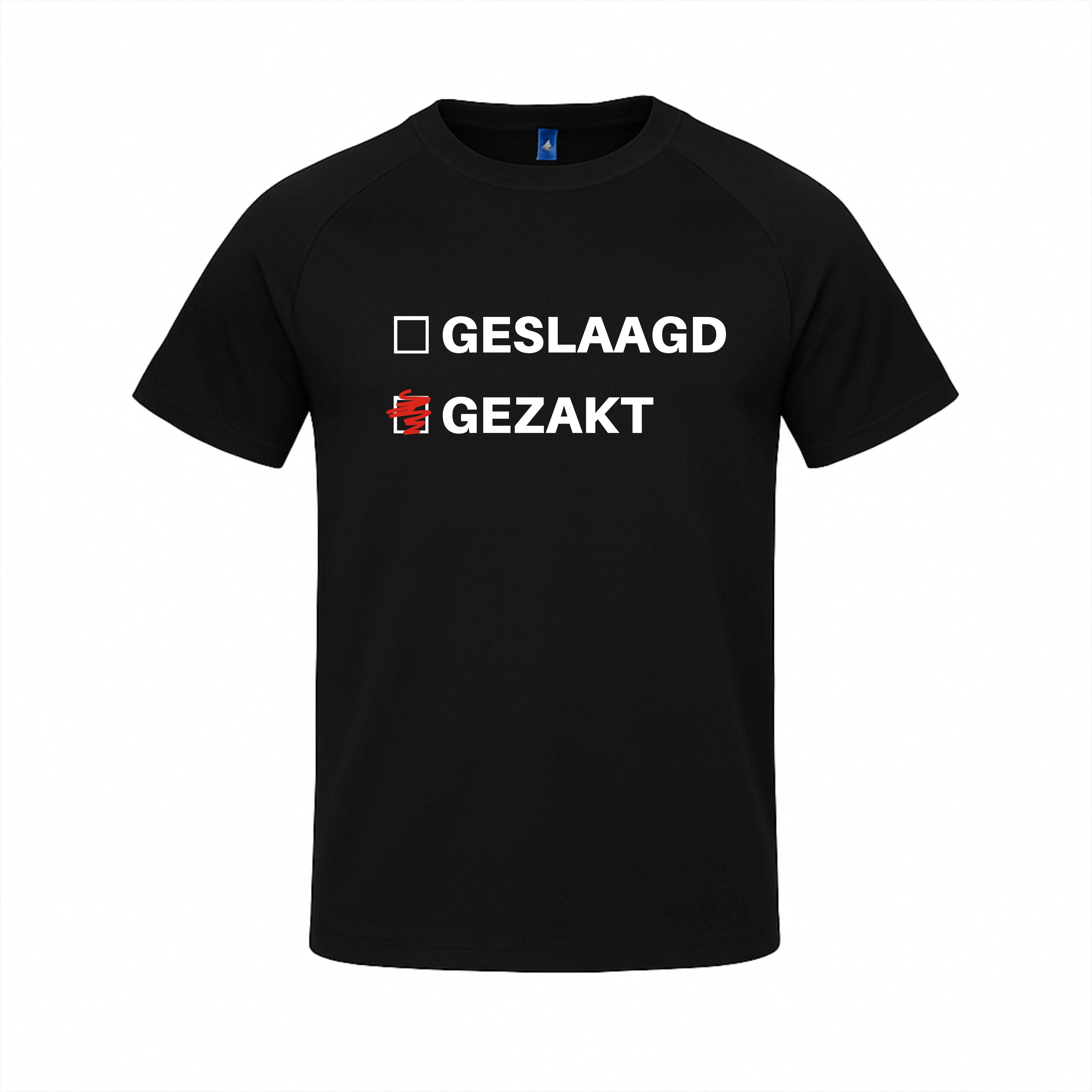T-shirt Geslaagd, gezakt (gezakt)