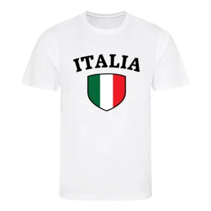 T-shirt Italia - WK shirt - Voetbalshirts - 100% Cotton