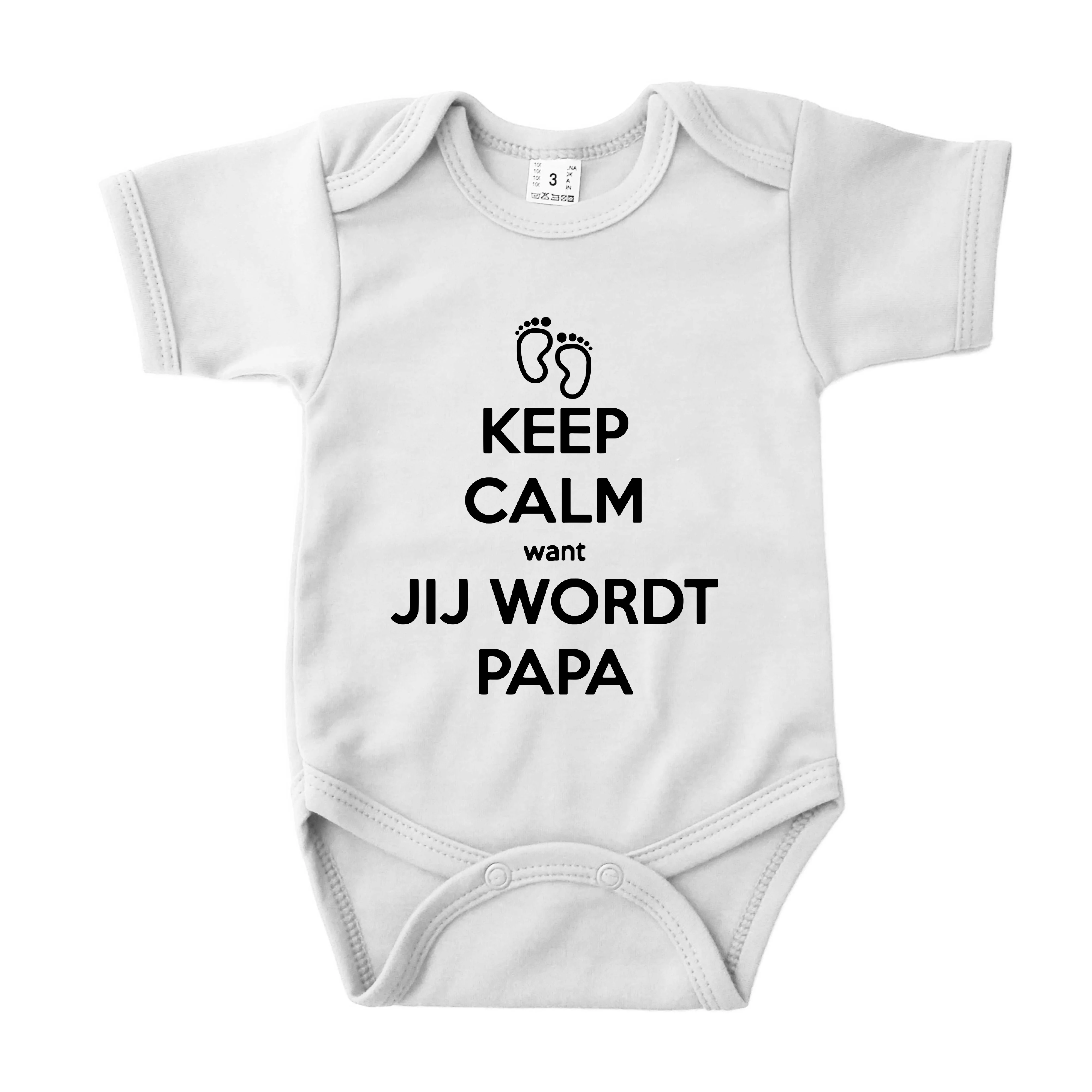 Romper Keep Calm want Jij wordt Papa