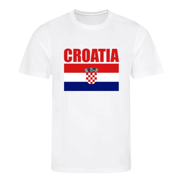 T-shirt WK - Kroatië - Croatia - Hrvatska - Wereldkampioenschap voetbal