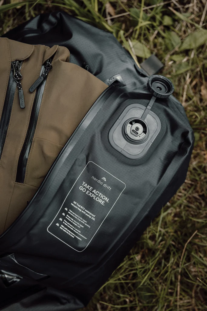 Nordic Drift Trail RCS IPX8 vacuümzak met pomp 20L