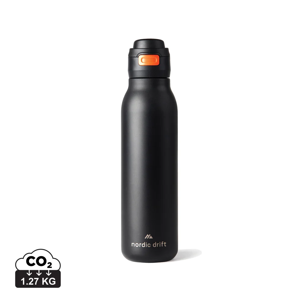 Nordic Drift Trail RCS enkel wandige water fles 750ml zwart