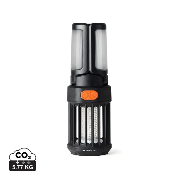 Nordic Drift Titan draagbare muggenwerende campinglamp zwart