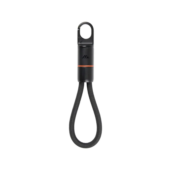 Nordic Drift Everest USB-C 60W snellaadkarabijnkabel zwart