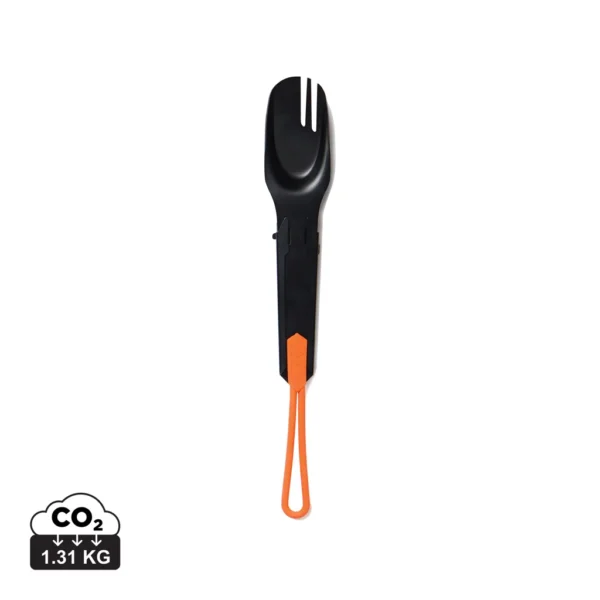 Nordic Drift Trail 4-in-1 outdoor bestek set zwart