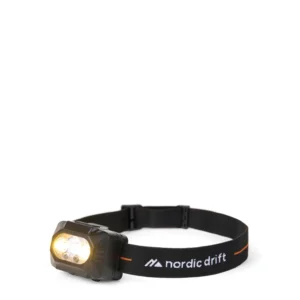 NordicDrift Everest krachtige hoofdlamp met dubbele batterij