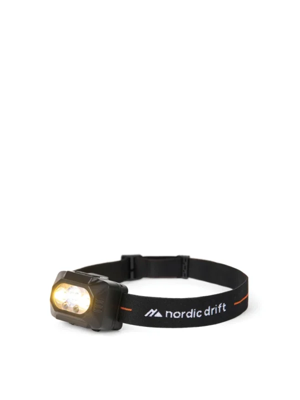 NordicDrift Everest krachtige hoofdlamp met dubbele batterij