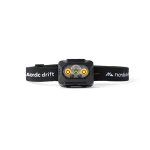 NordicDrift Everest krachtige hoofdlamp met dubbele batterij