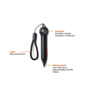 Nordic Drift Trail RCS Portable Infinity Pocket Pen & kompas