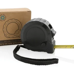 RCS gerecycled plastic 5M/19 mm rolmaat met stop knop