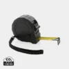 RCS gerecycled plastic 5M/19 mm rolmaat met stop knop zwart
