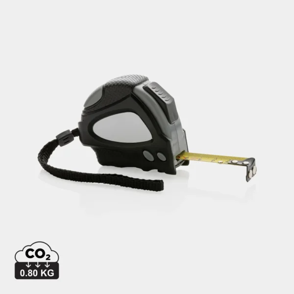RCS gerecycled plastic Autostop rolmaat 3m/16mm zwart