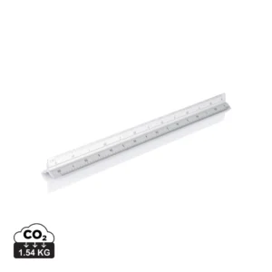 Aluminium driehoeks liniaal zilver