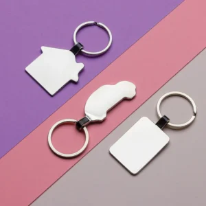 RCS sleutelhanger van gerecycled zinc alloy