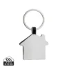 RCS sleutelhanger van gerecycled zinc alloy zilver