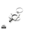 RCS gerecycled zinc alloy 3 in 1 sleutelhanger zilver