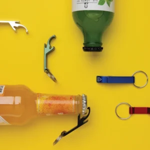 RCS fles- en blikopener van gerecycled aluminium