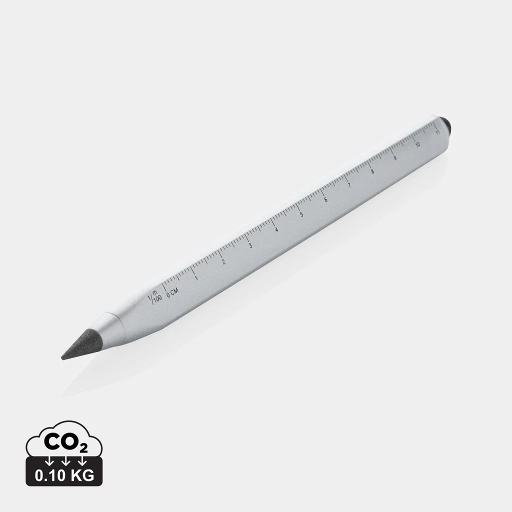 Eon RCS gerecycled aluminium infinity pen zilver