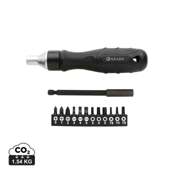 Gear X schroevendraaierset zwart