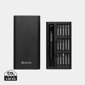 Gear X 31-in-1 precisie schroeven-draaierset zwart