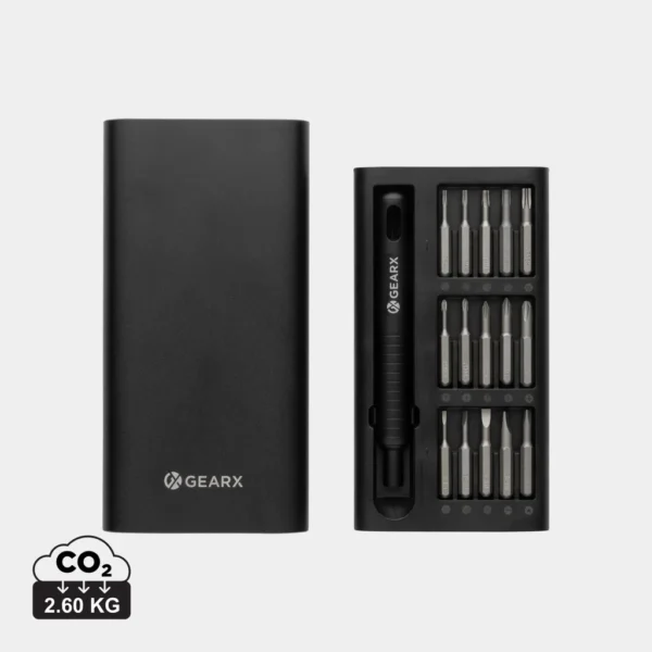 Gear X 31-in-1 precisie schroeven-draaierset zwart