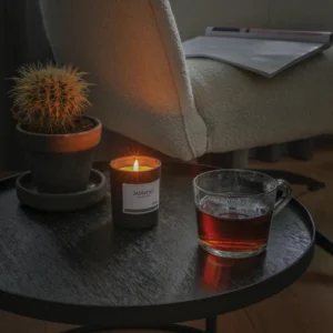 Ukiyo geurkaars in glas