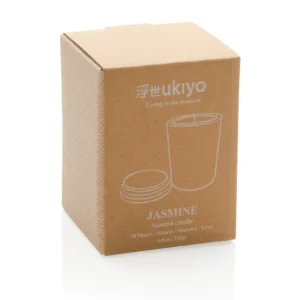 Ukiyo luxe geurkaars met bamboe deksel