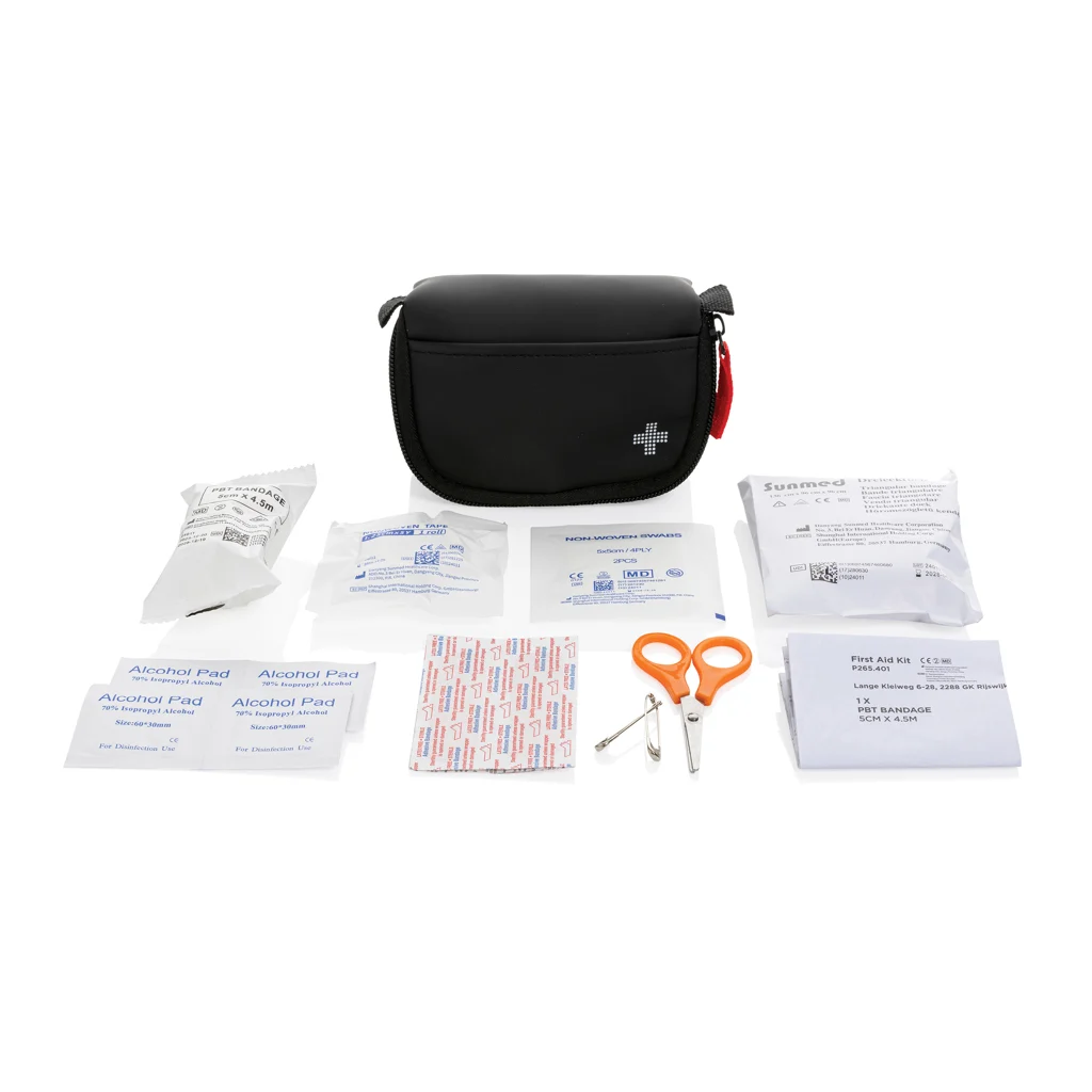 RCS gerecycled nubuck PU etui mailable EHBO-set