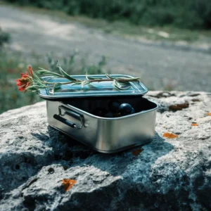 RCS gerecycled roestvrijstalen lekvrije lunchbox