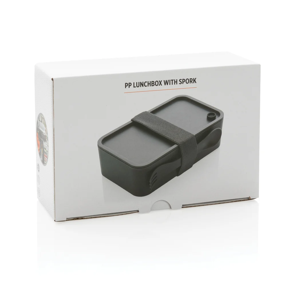 PP lunchbox met spork