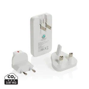 Fluxo RCS 65W platte GaN-lader met universele connectors wit