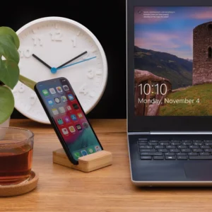 Bamboe telefoon standaard